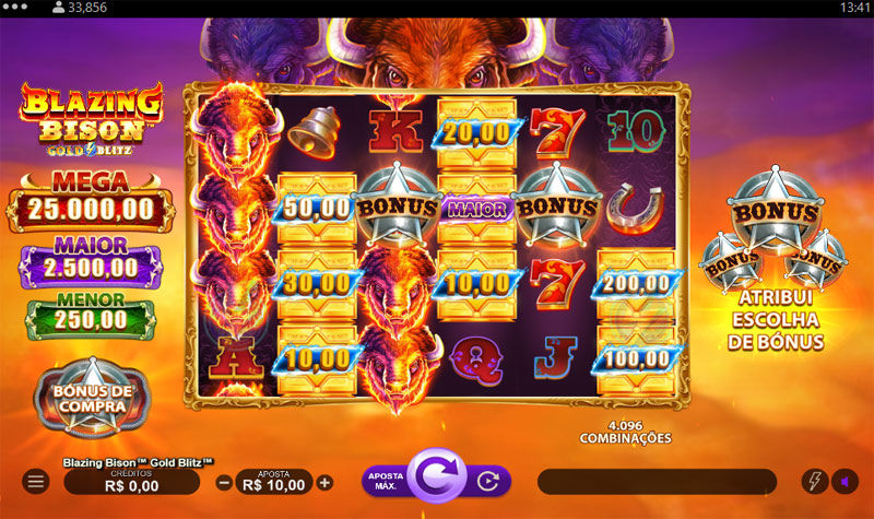 Blazing Bison Gold Blitz