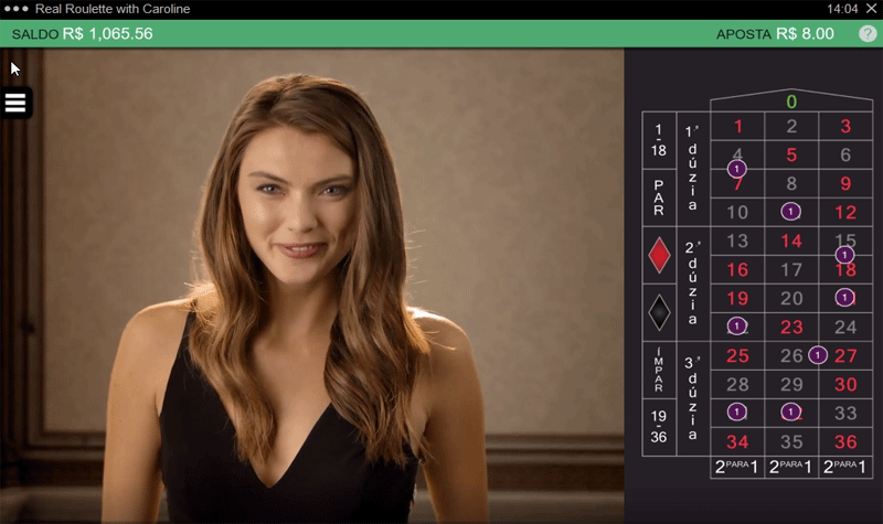 Real Roulette with Caroline
