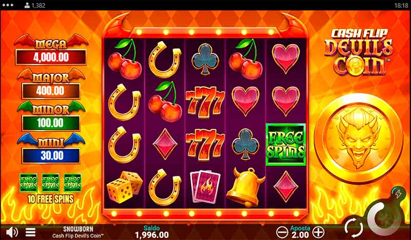 Cash Flip Devil's Coin