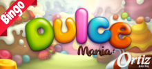 Discover the tastiest game on the planet. Dulce Mania has it all. Fun characters, sweet extra balls plus delicious prizes and an irresistible Jackpot!
This game starts with 30 balls drawn, 10 extra balls plus a jackpot.

Challenge your luck in 13 incredible prizes!