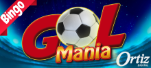 Meet this Video Game Goal Mania by Ortiz Gaming.

Launched in 2020, this Game has several attractions and advantages for you to continue having fun with more Winning opportunities.

There are 10 Extra Balls with a very nice Pay Table.

This game has 2 features:

The Joker Ball, which when it appears in the Extra Balls, allows you to choose any number not marked on the Cards
The Referee's Bonus. A prize you release when you make Double O. You have 11 Players to choose from, if you find the Referee, the Bonus ends.

Join us and enjoy this exciting online video bingo game!