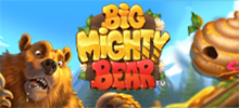 Sweeter than honey are the rewards earned from the Big Mighty Bear. In this slot game, you'll follow the grizzly bear, a honey lover, on his entire adventure in search of the sweet molasses he's dreamed of. He never tires of roaming the woods on his quest, and if you too want a tasty prize, you better stay on his tail, as he can lead you to great treasures of up to 15,000x your stake. On the way of this adventure you can come across the sticky Honey Respins and the Sweet Bonus, resources that can increase your earnings even more!<br/>
<br/>
Enter this luscious adventure and enjoy!