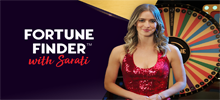Trust your intuition, place your bets and spin the reels in Fortune Finder With Sarati. A very simple and addictive game that can win you lots of prizes. Sporting a California tan and a million dollar smile, Sarati brings your luck to you.<br/>
<br/>
Spin the wheel of fortune and win many victories!