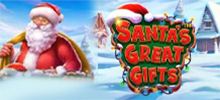 Experience the magic of Christmas whenever and wherever you want by playing Santa's Great Gifts™! This slot will immerse you from start to finish, celebrating the most beautiful and festive time of the year, Christmas! Santa brought us some great gifts, containing multipliers of up to 100 times the bet. Receive the help of the good old man and if you behave, he will definitely give you incredible prizes! Experience the cozy Christmas feeling with cute graphics and classic Jingle Bells music. Spin the reels on Santa's Big Gifts and score big rewards, up to a maximum win of 5000X the stake.<br/>
<br/>
Hit the fun bell and receive lots of gifts!