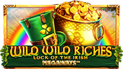 The luck of the Irish brings good fortune in Wild Wild Riches Megaways™.

Played across six reels, iconic symbols such as harps, clovers, mushrooms and beer return from
the original release with instant cash prizes. These can be awarded for landing wilds on the first
two reels and an instant cash prize on reel three. To enrich the action even further, instant cash
prizes can also come with lucrative jackpot prizes.

The bonus requires wilds to be on reels one and two with a bonus symbol on reel three. This
unlocks a gamble mechanic where players can try their luck to win up to 20 free spins in the
bonus round!